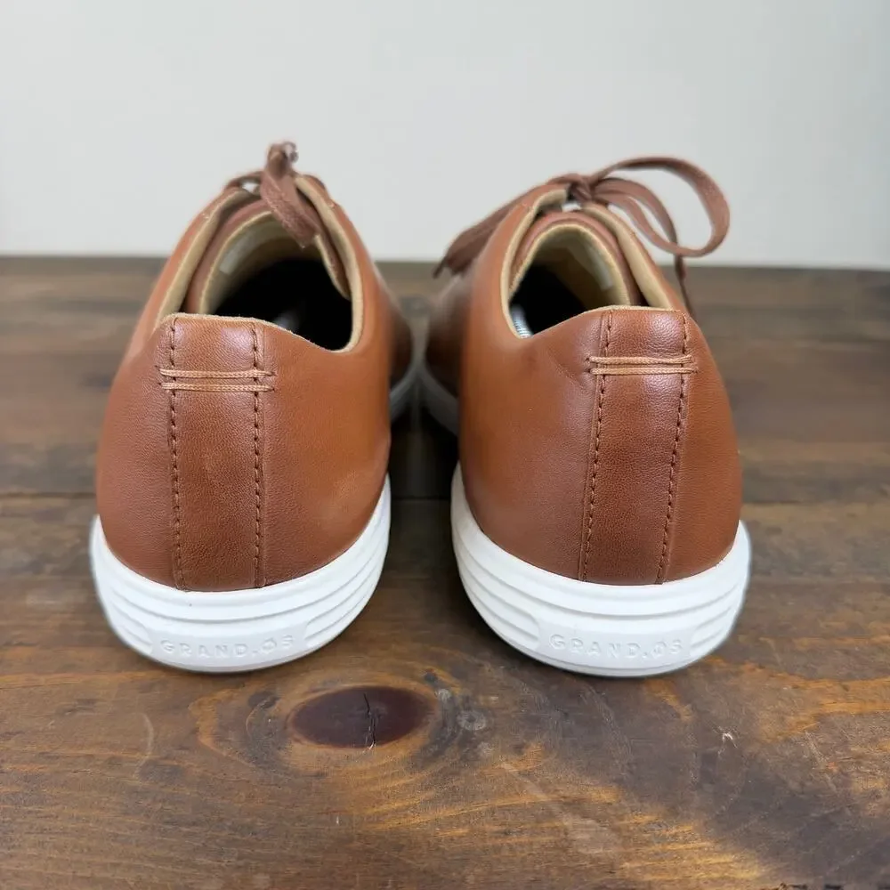 Cole Haan Grand Crosscourt II Sneaker Grand OS Tan Leather Burnish Men's 11.5